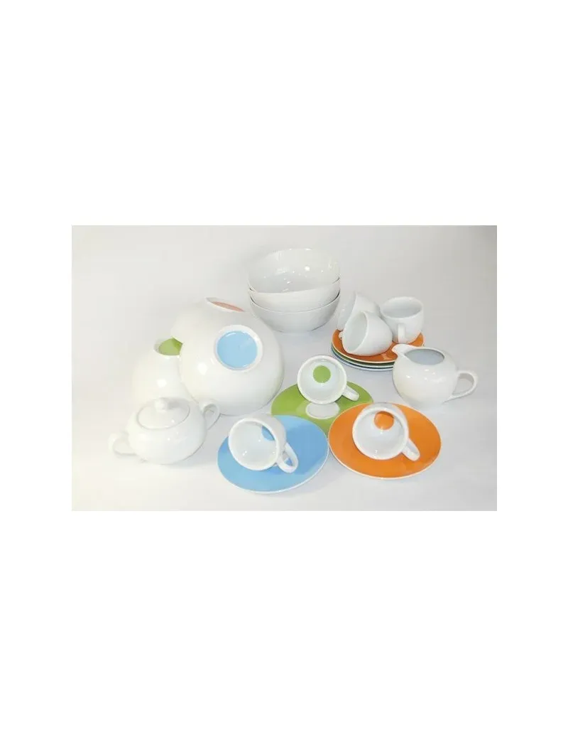 Juego de café BENETTON, con 6 bowls de desayuno. - Imagen 6