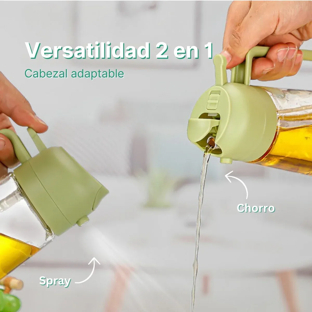 PACK de 3 - Dispensador de Aceite 2 en 1 de Holallar® - Imagen 4