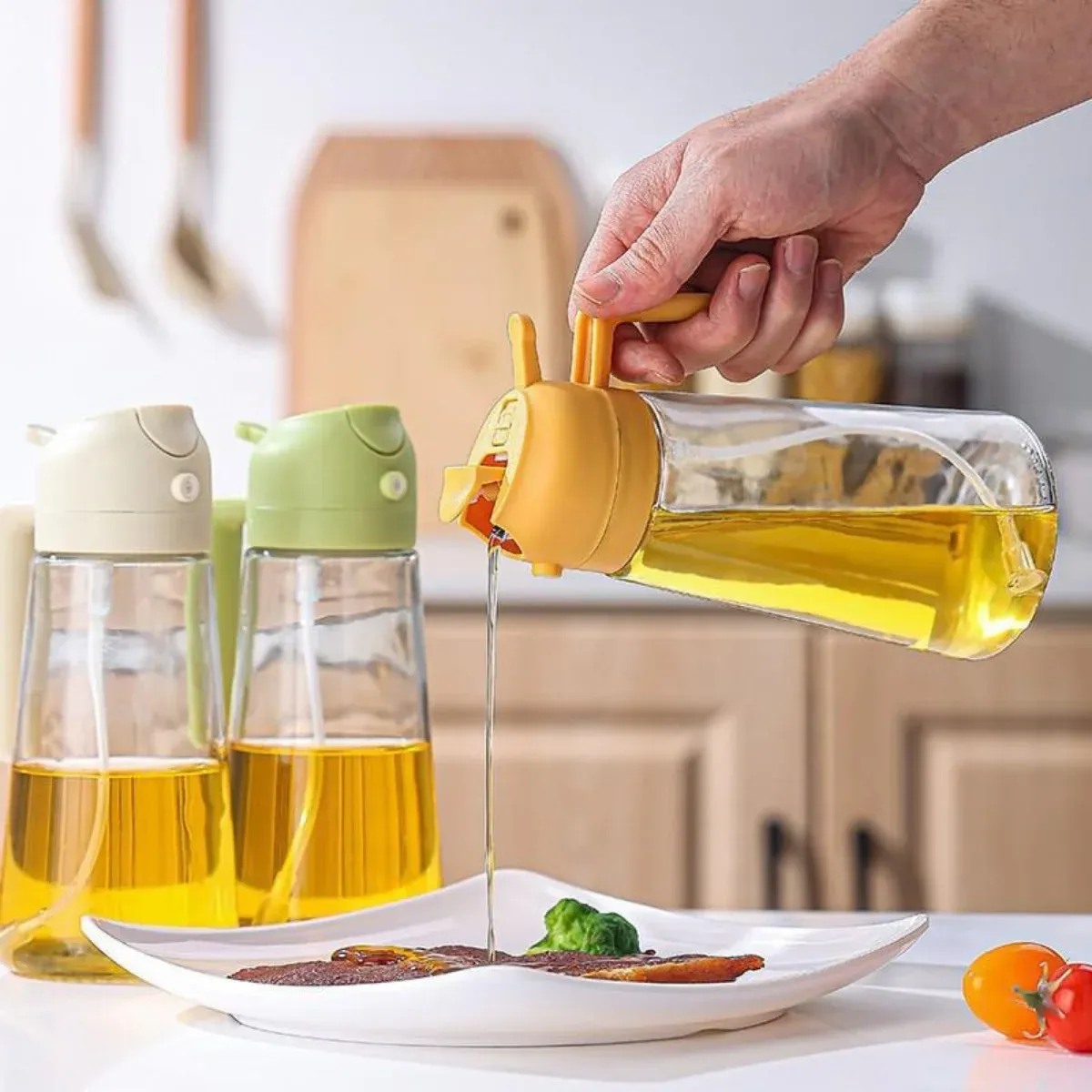 PACK de 3 - Dispensador de Aceite 2 en 1 de Holallar® - Imagen 6