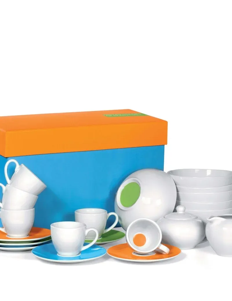 Juego de café BENETTON, con 6 bowls de desayuno. - Imagen 7