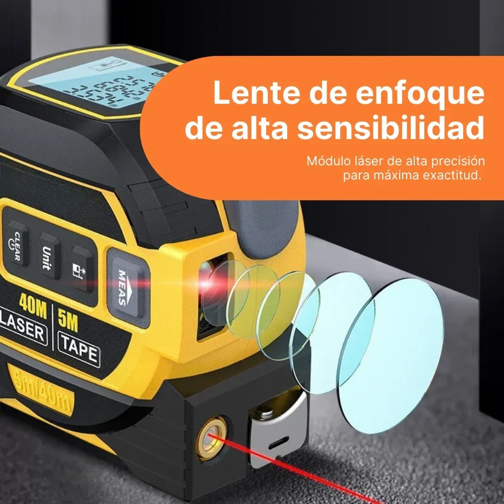 3 en 1 Medidor Laser 40M + Nivel Laser GRATIS - Imagen 7