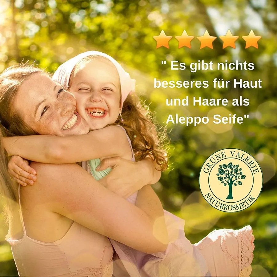 El original Jabón de Alepo® 2 x 200g con 80% aceite de oliva 20% aceite de laurel – PH Wert 8 – Jabón detox – Producto natural vegano - Imagen 3