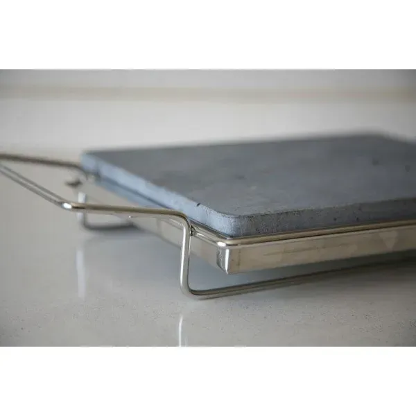 Set Piedra volcanica asar carne a la piedra 3cm de grosor - Imagen 5