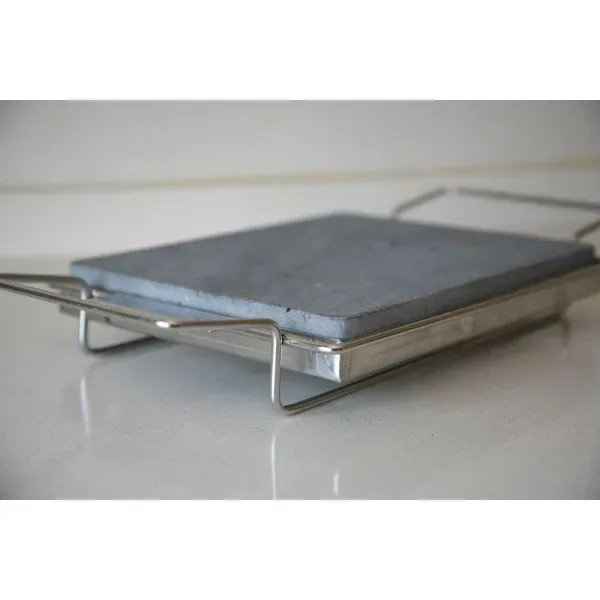 Set Piedra volcanica asar carne a la piedra 3cm de grosor - Imagen 2