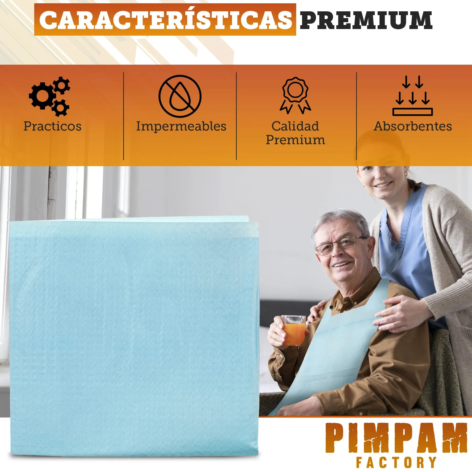 Baberos de Un Solo Uso - Pack 125 - Imagen 2