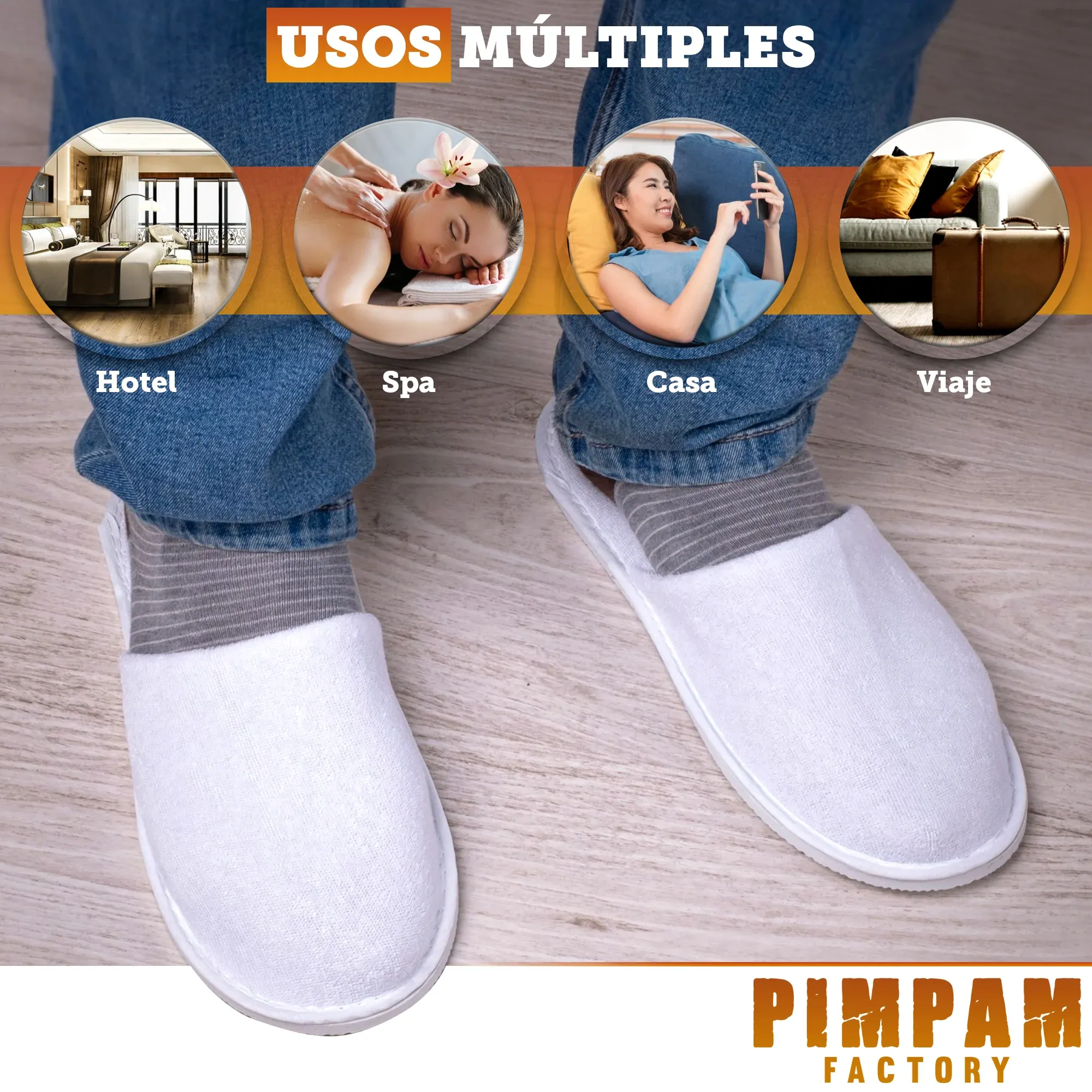 Zapatillas de Rizo de Algodón - Pack 2 - Imagen 5