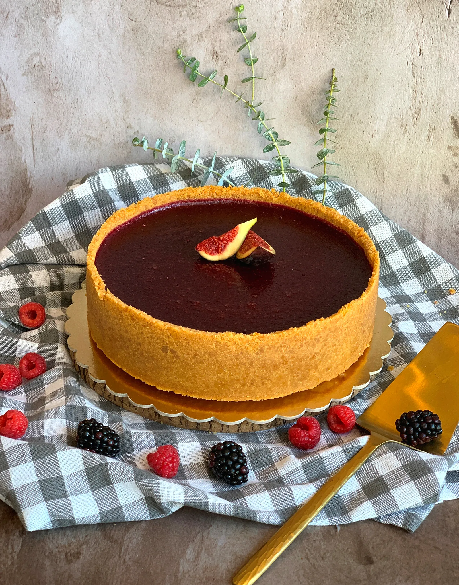 Cheesecake de frutos rojos