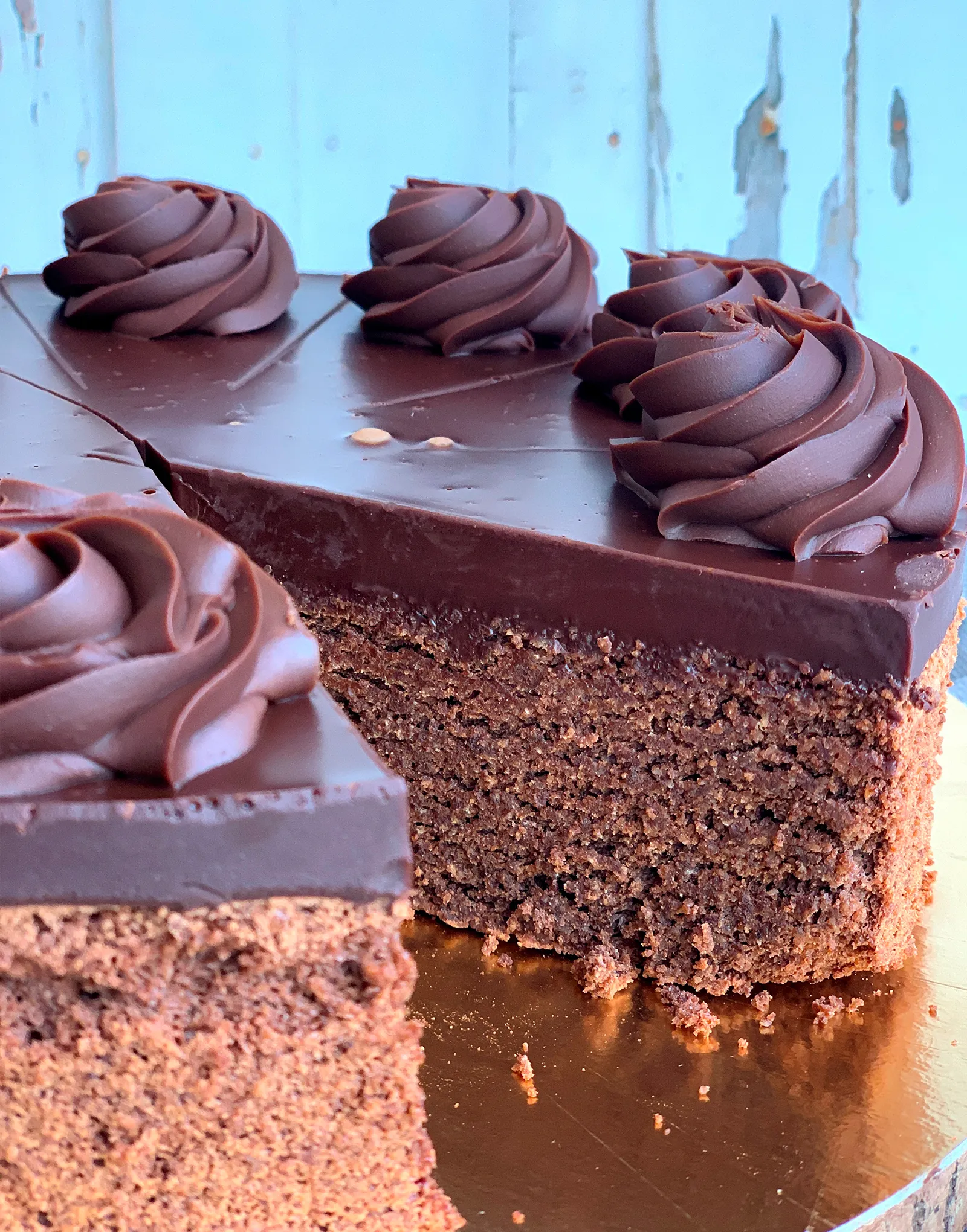 Pastel de chocolate sin gluten 99,99% - Imagen 2