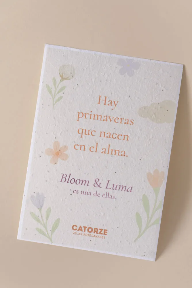 Tarjeta Plantable con Semillas de Manzanilla