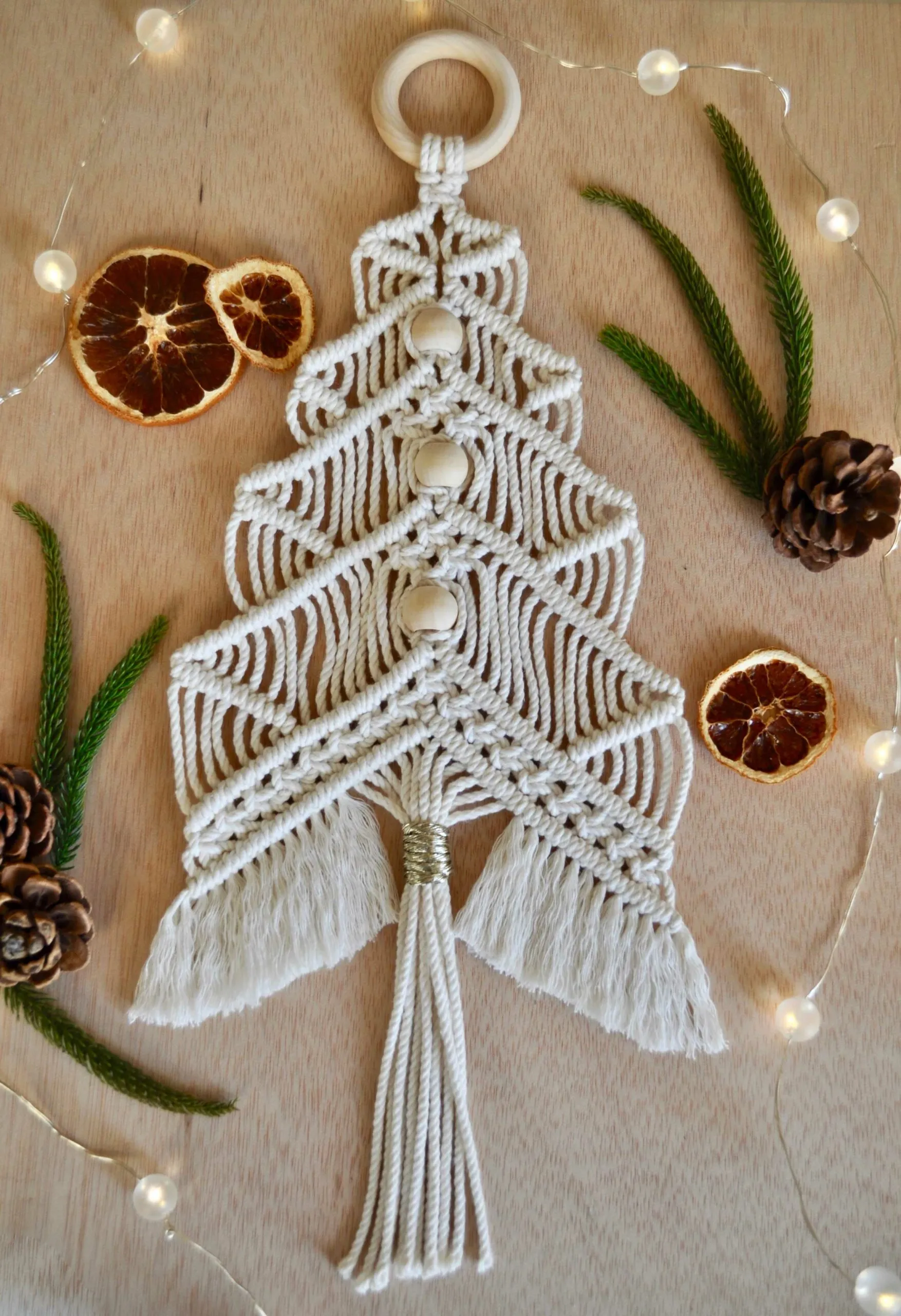 Macrame KIT -Arbol de navidad- DIY - Imagen 2