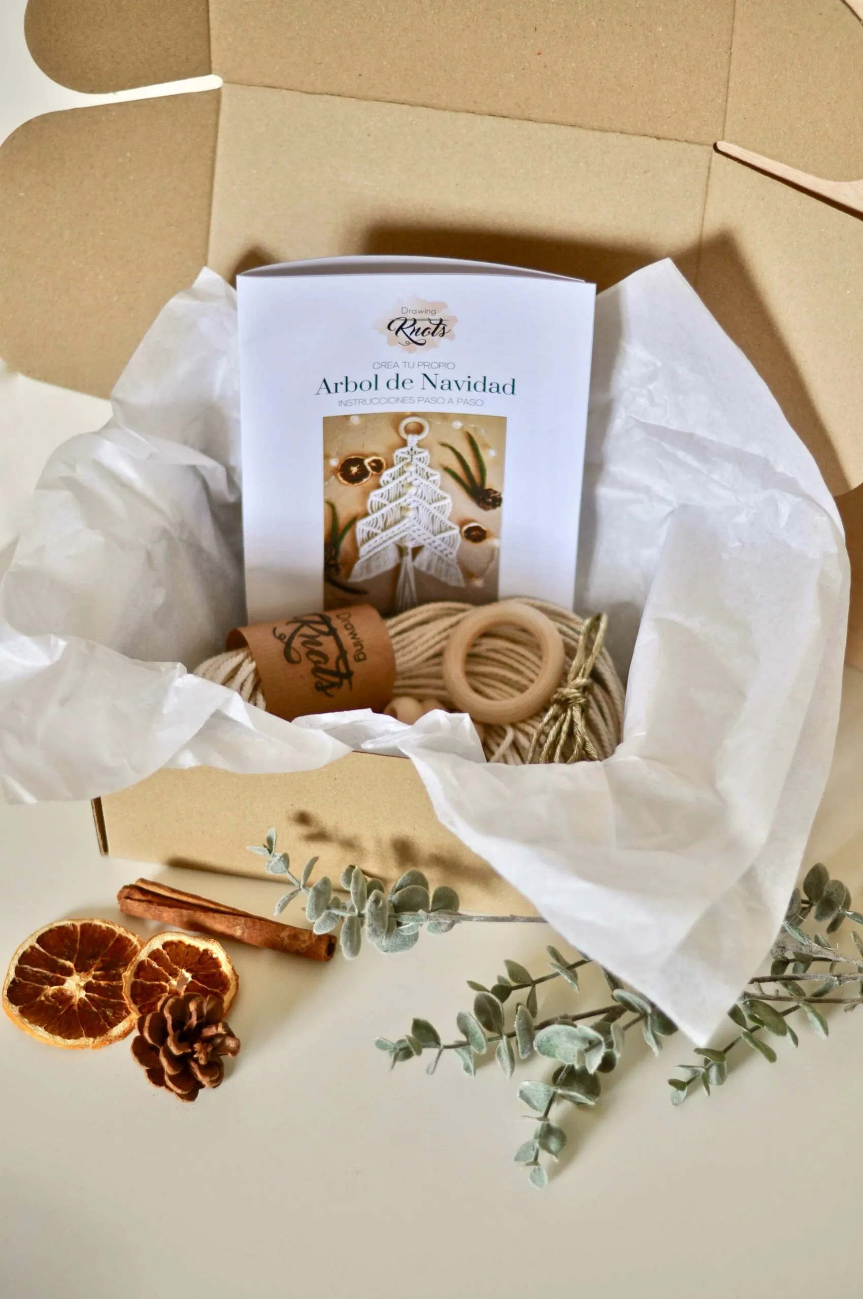 Macrame KIT -Arbol de navidad- DIY - Imagen 3