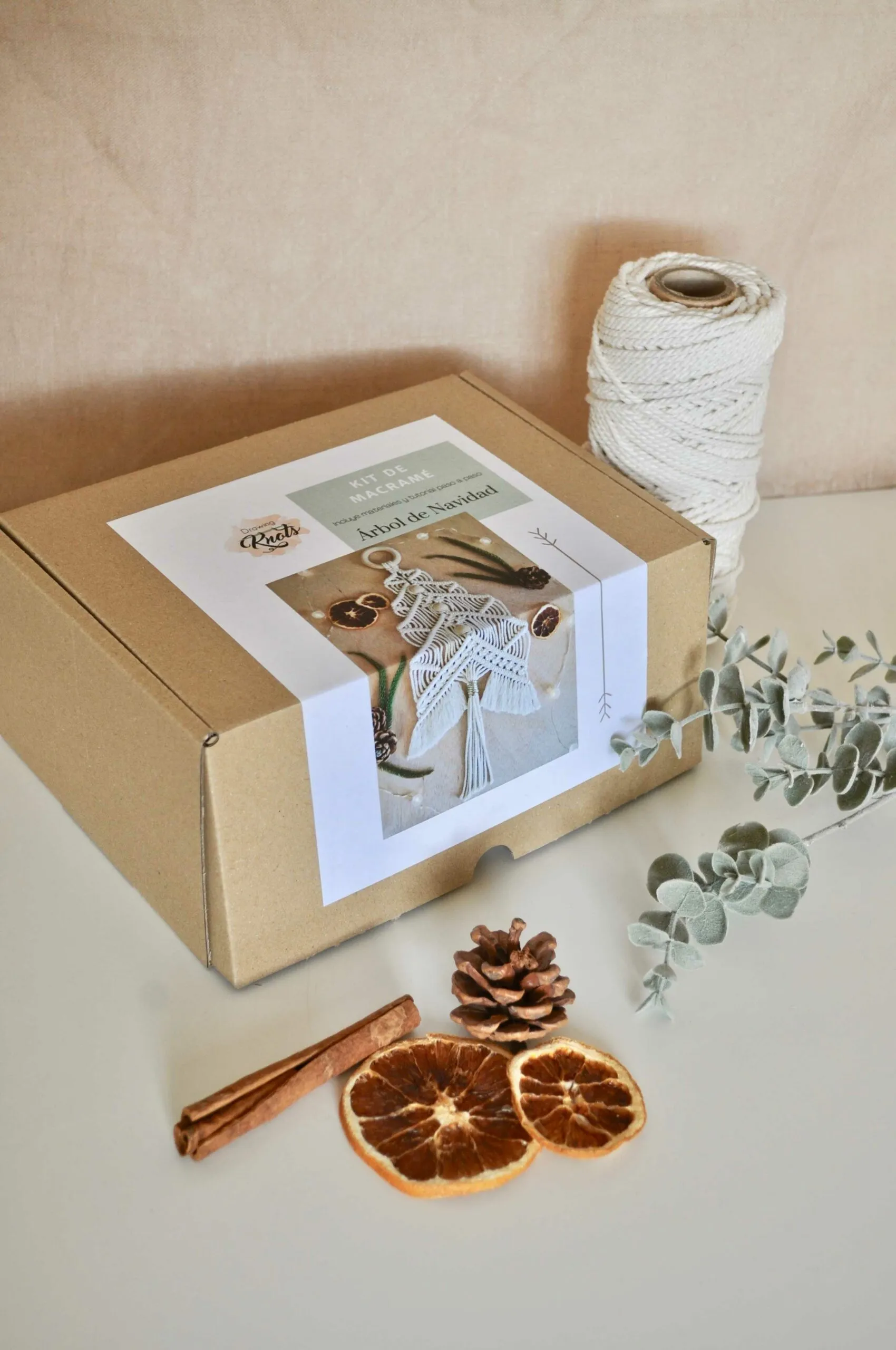 Macrame KIT -Arbol de navidad- DIY - Imagen 5