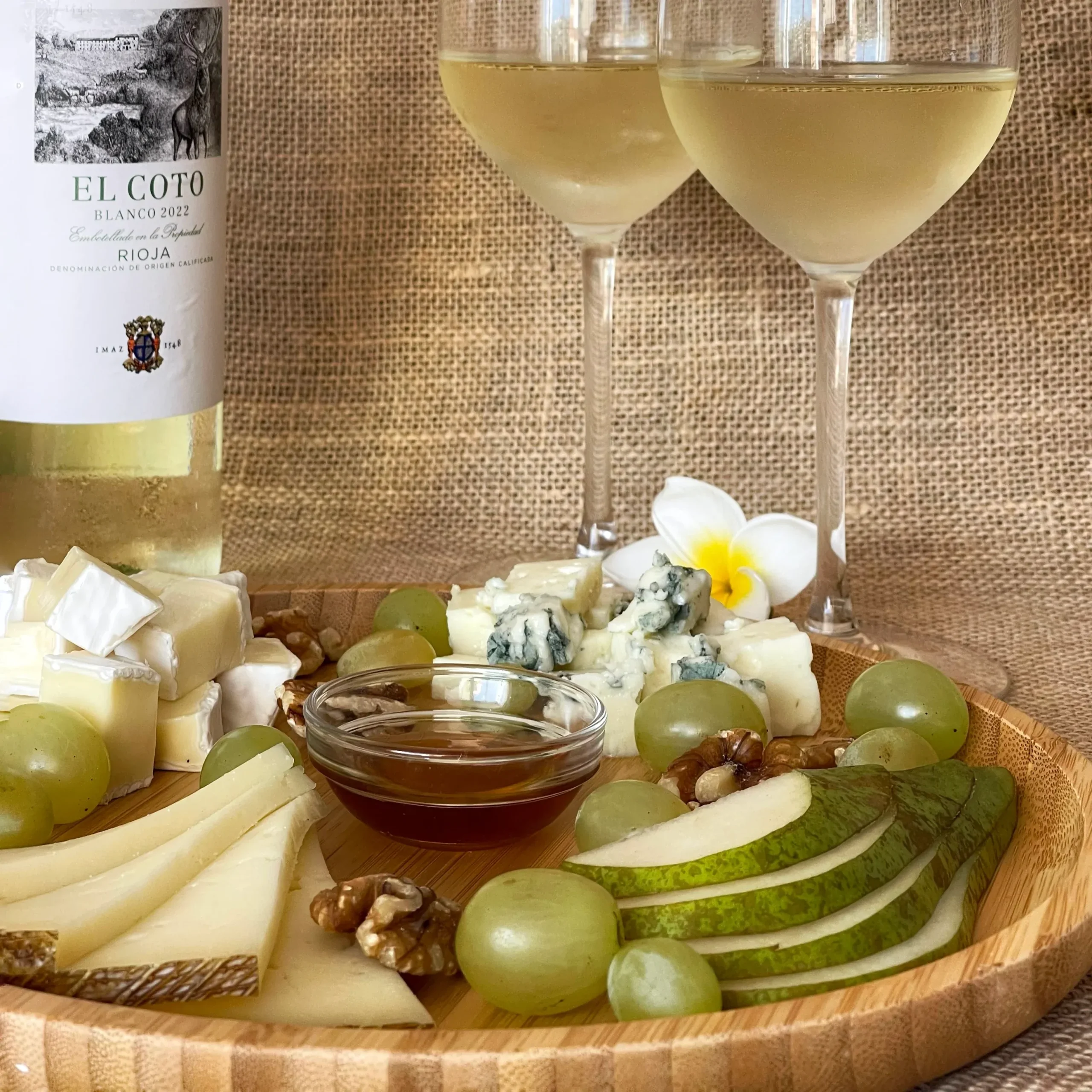 Fuente de bambú, círculo 28 cm. - Imagen 3