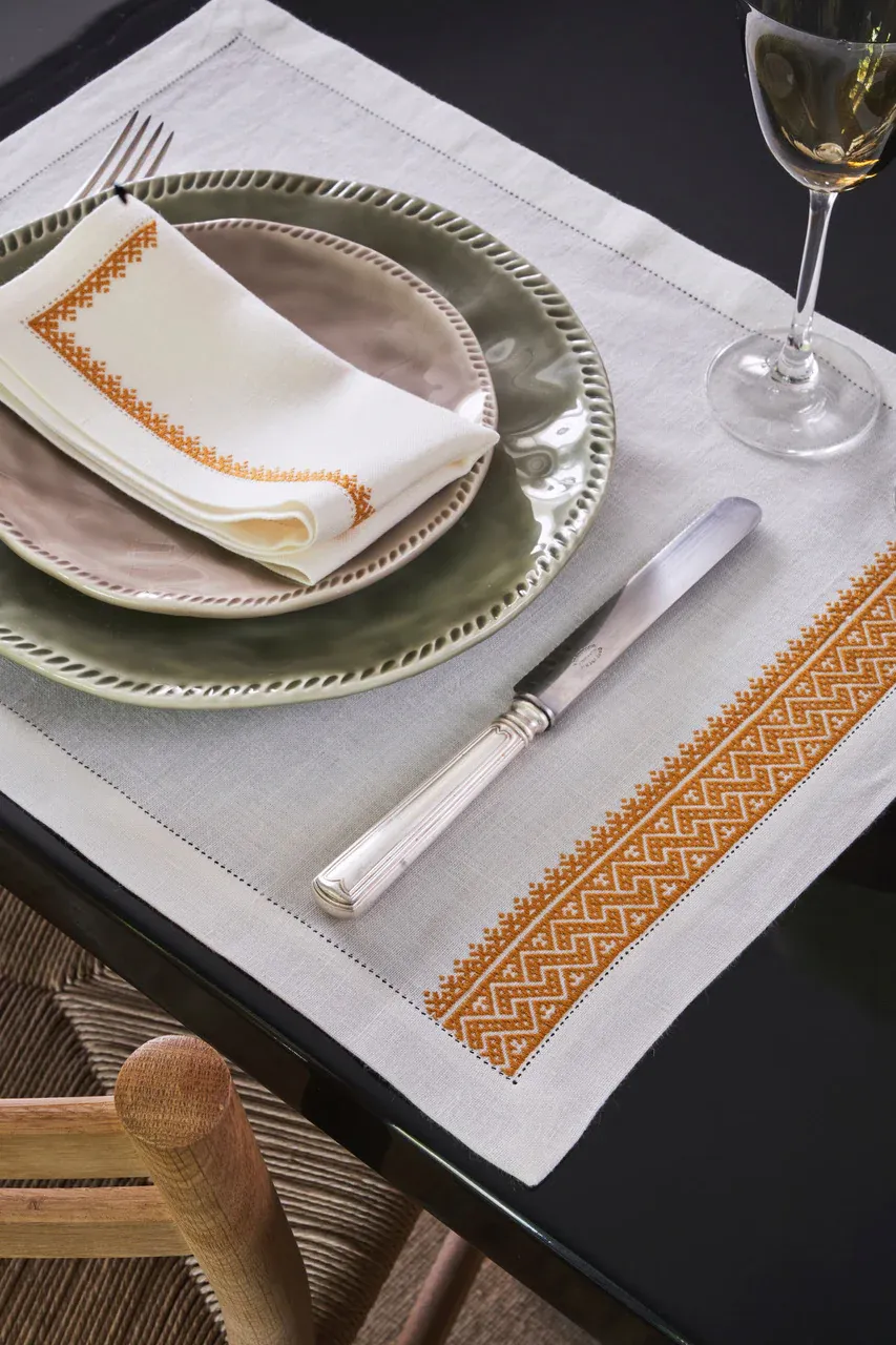 Individuales Filomela Zigzag (Set de 2)