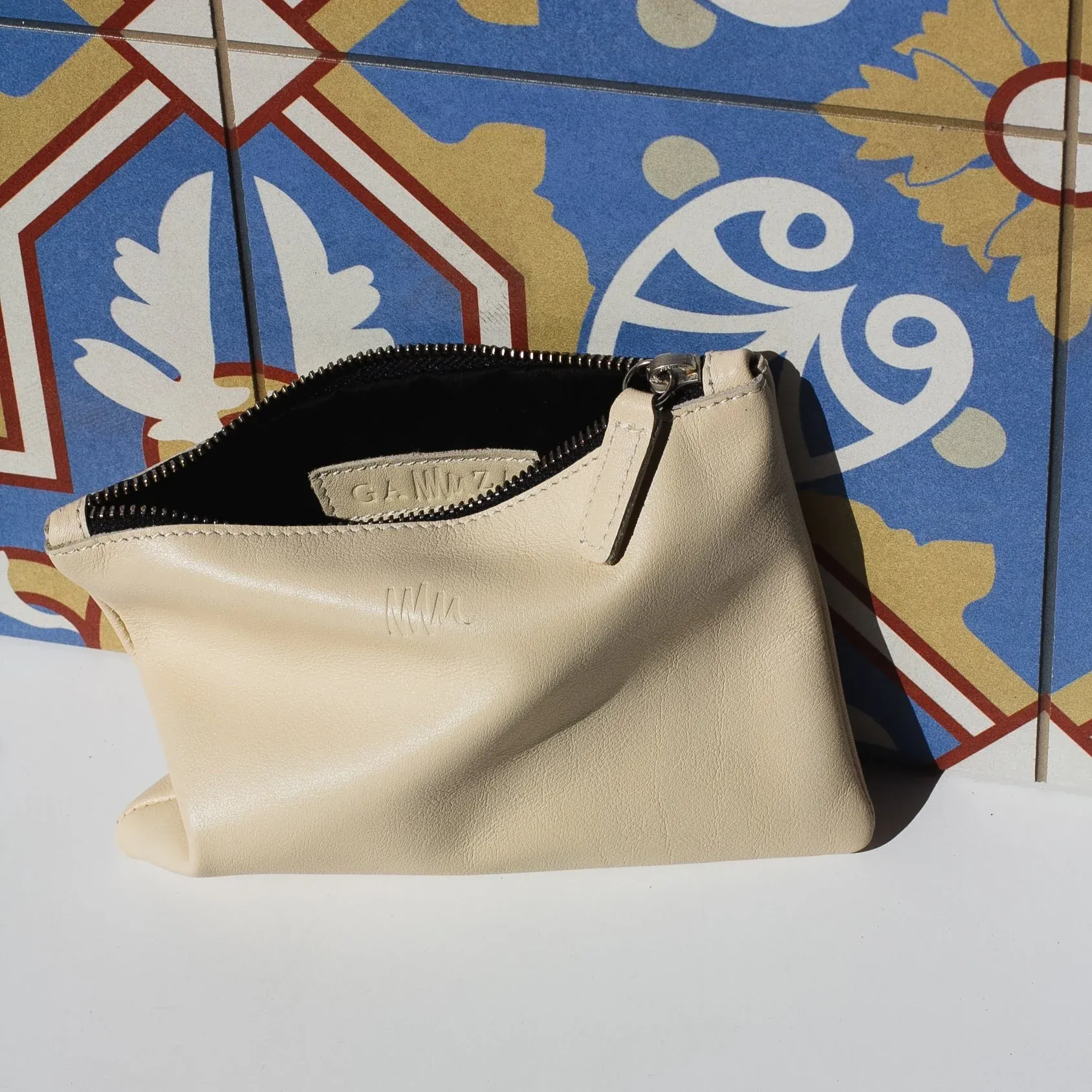 Cartera de cuero cruda - Imagen 4