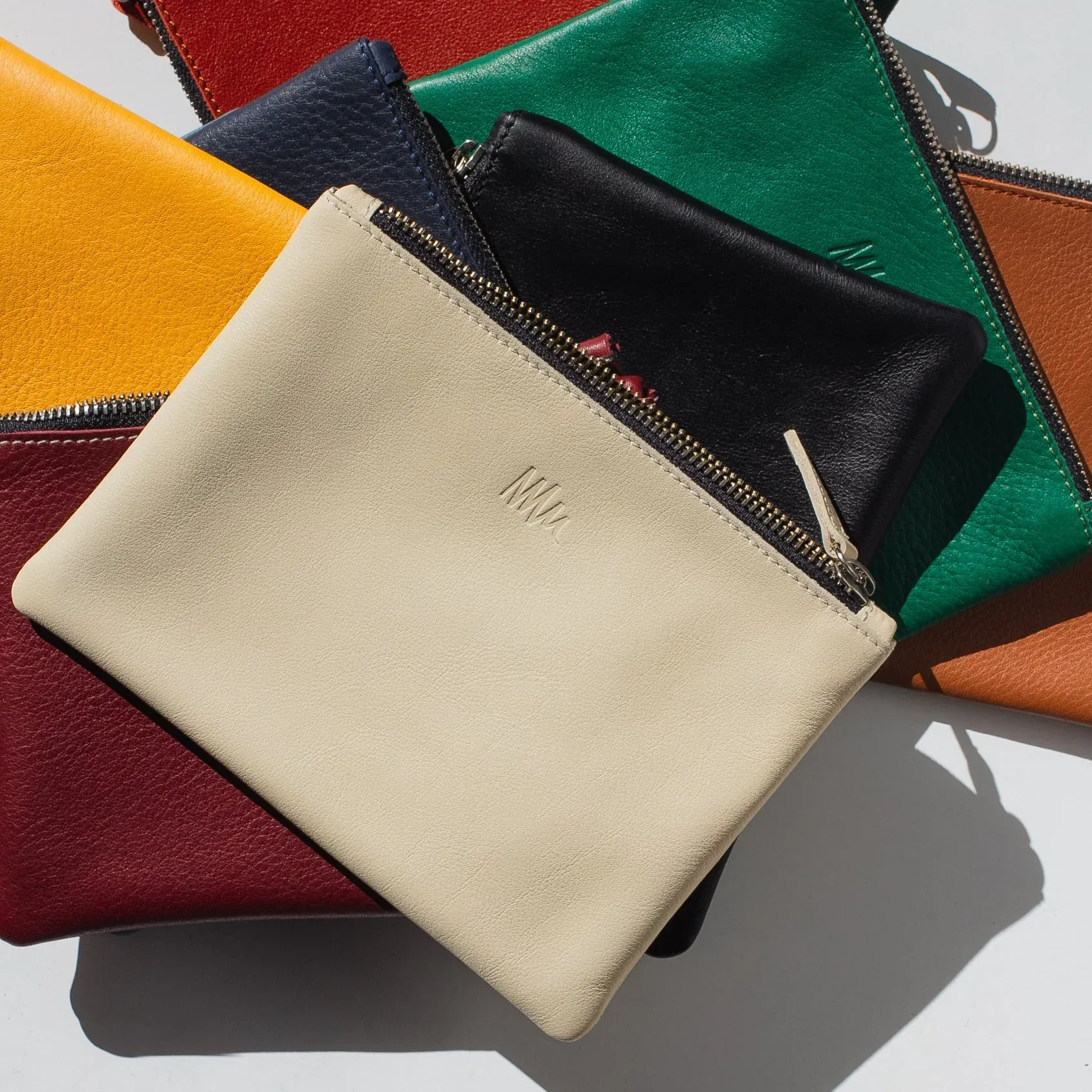 Cartera de cuero cruda - Imagen 6