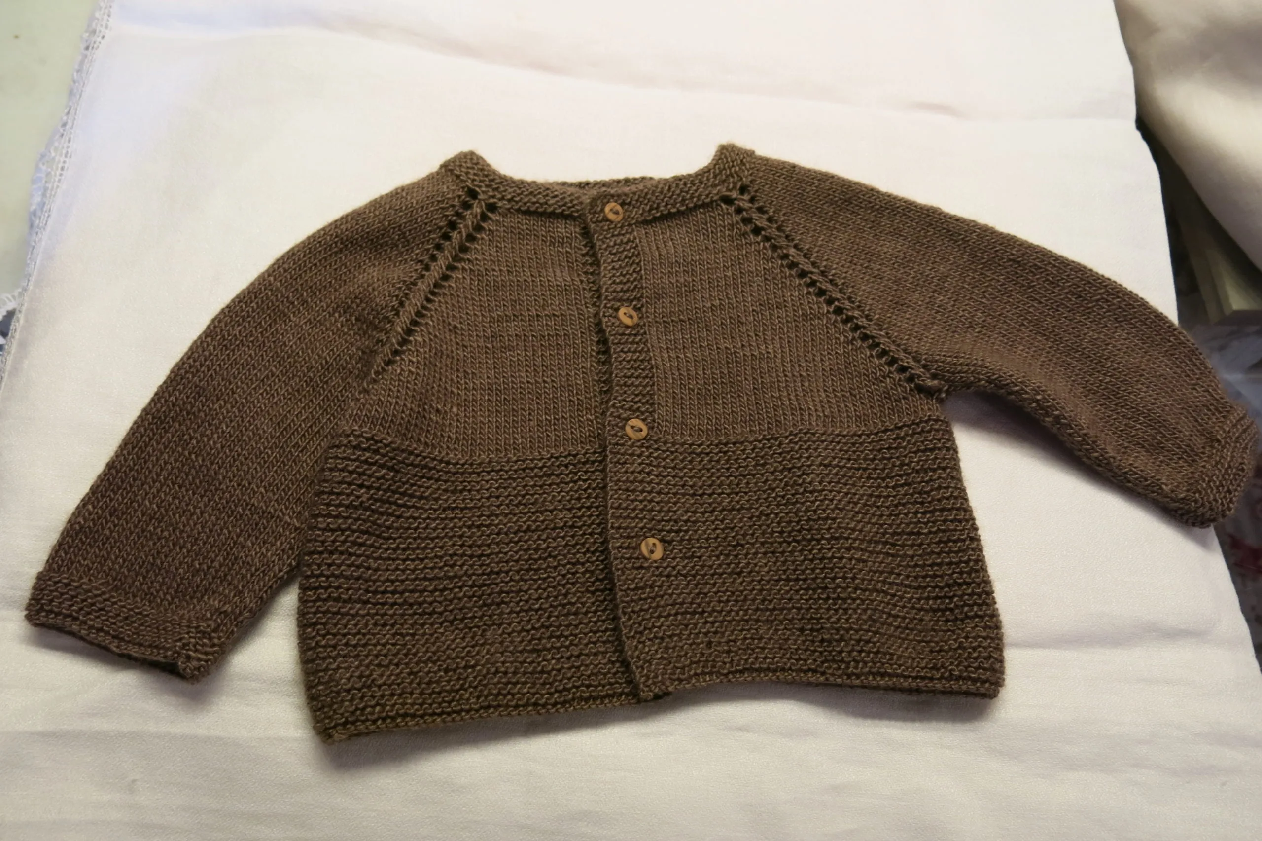 Chaqueta de lana merino baby y seda- agotado color-