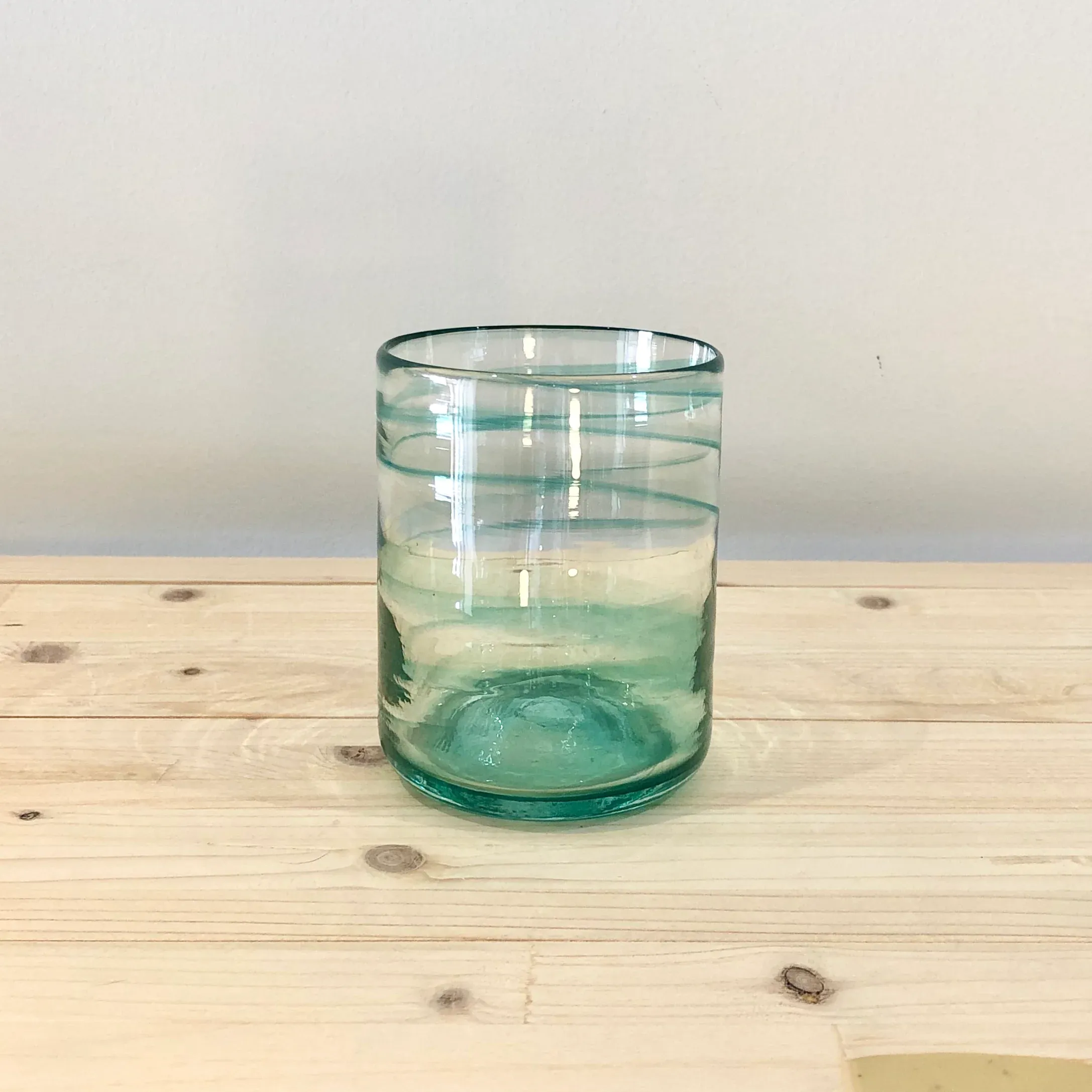 Vaso de agua / Espiral verde - Imagen 4