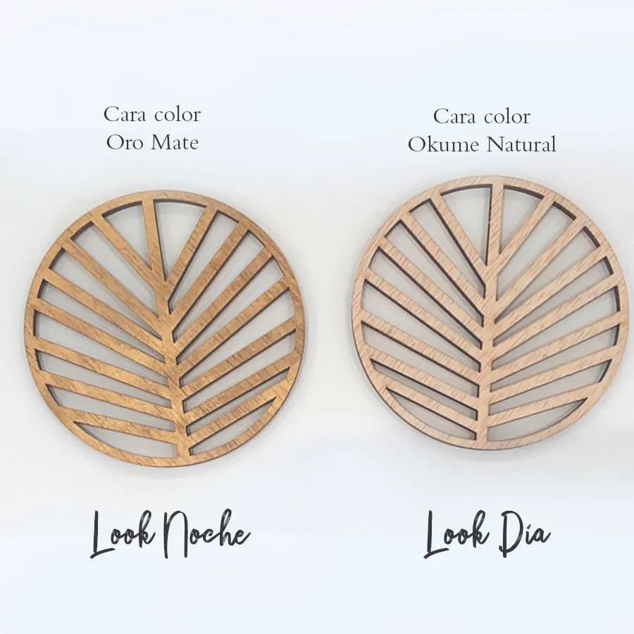 Juego 2 Salvamanteles Palmera Zunca Redondo - Imagen 3