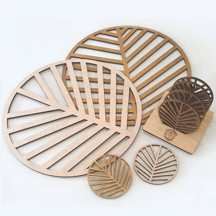 Juego 2 Salvamanteles Palmera Zunca Redondo - Imagen 4