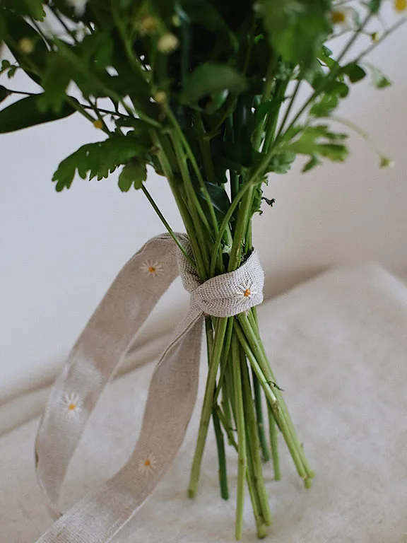 Cinta de ramo margaritas - Imagen 5