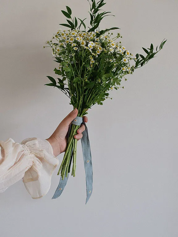 Cinta de ramo margaritas - Imagen 6