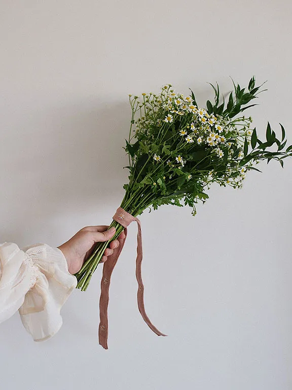 Cinta de ramo margaritas - Imagen 8