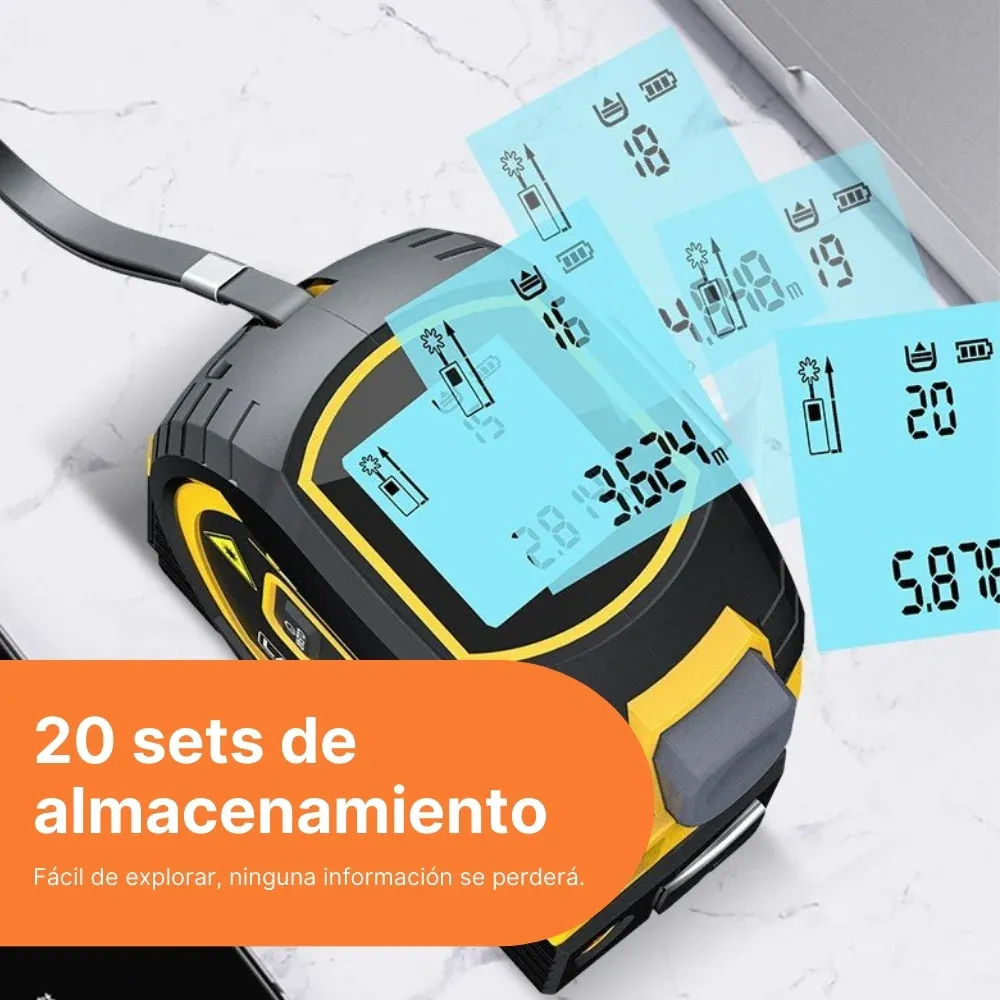 3 en 1 Medidor Laser 40M + Nivel Laser GRATIS - Imagen 5