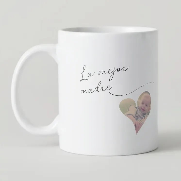 Taza con foto la mejor madre