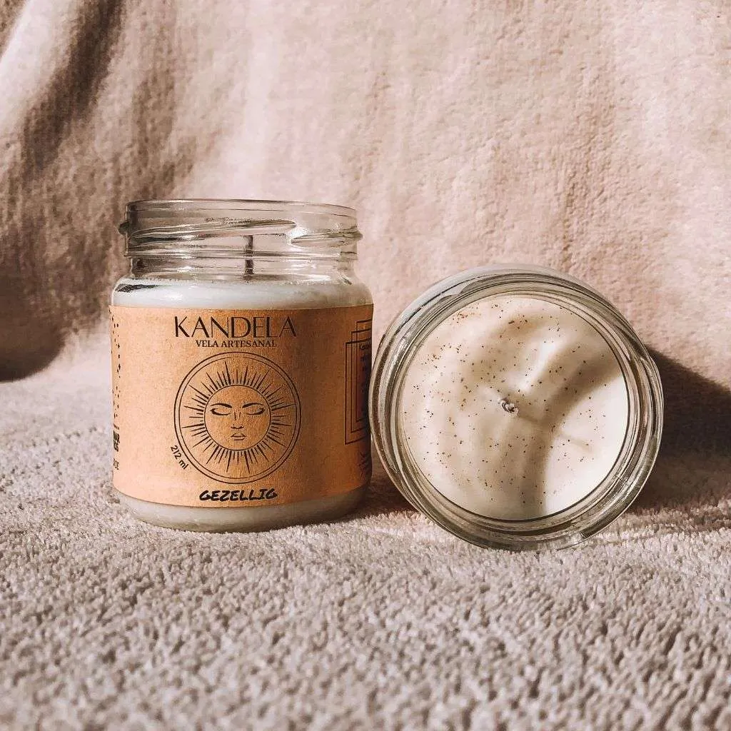 Vela aromática galletas de miel y vainilla