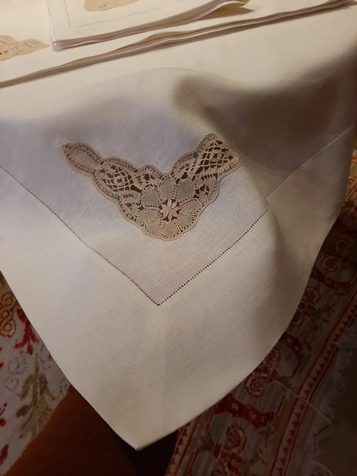 Mantelería de lino natural- consúltenos plazo de entrega- - Imagen 3