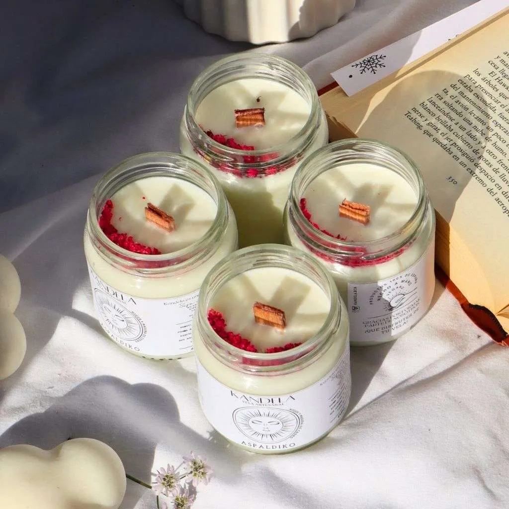 Vela aromática higos y madera de cedro - Imagen 2