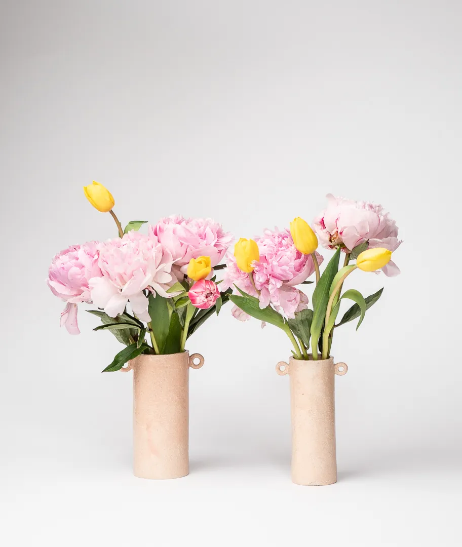 Duo Jarrones Hestia – Rosa Pálido - Imagen 4