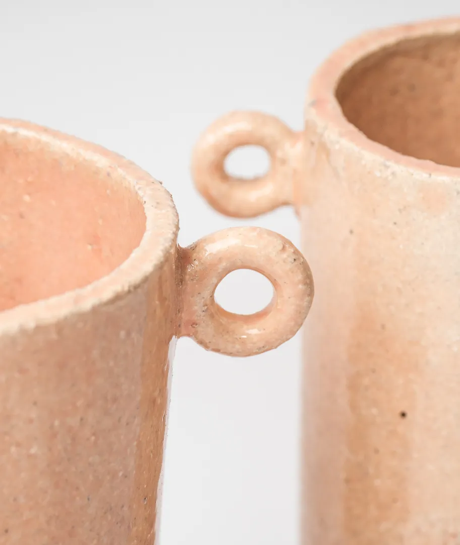 Duo Jarrones Hestia – Rosa Pálido - Imagen 3