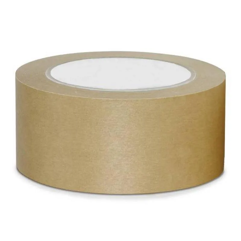 Cinta adhesiva de papel kraft Eco – Caucho alta calidad 48mm x 50 mts - Imagen 2