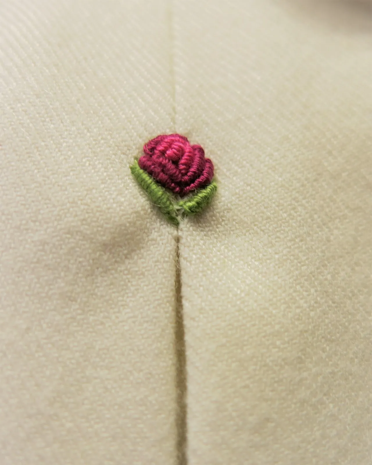 Vestido niña color marfil con cuello bebé - Imagen 5