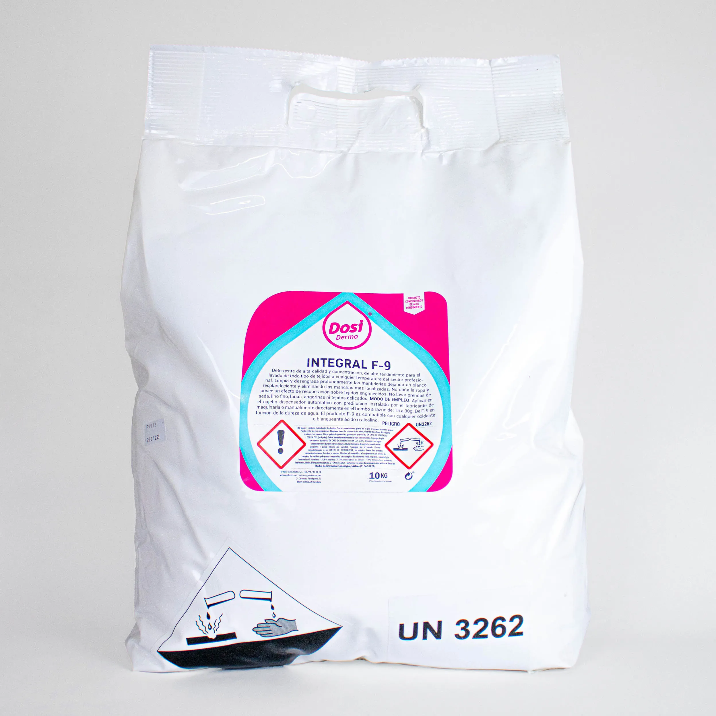 Detergente F-9 para ropa de mecánicos 10KG