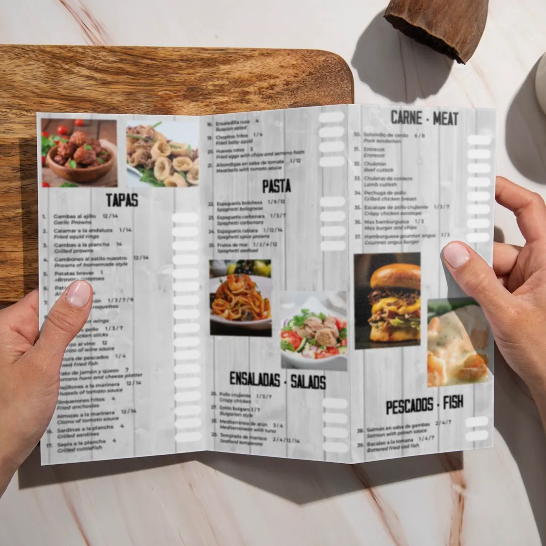 Carta Triptico A3 irrompible