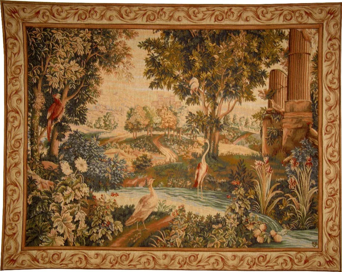 Aves en el lago, 150x190cm.