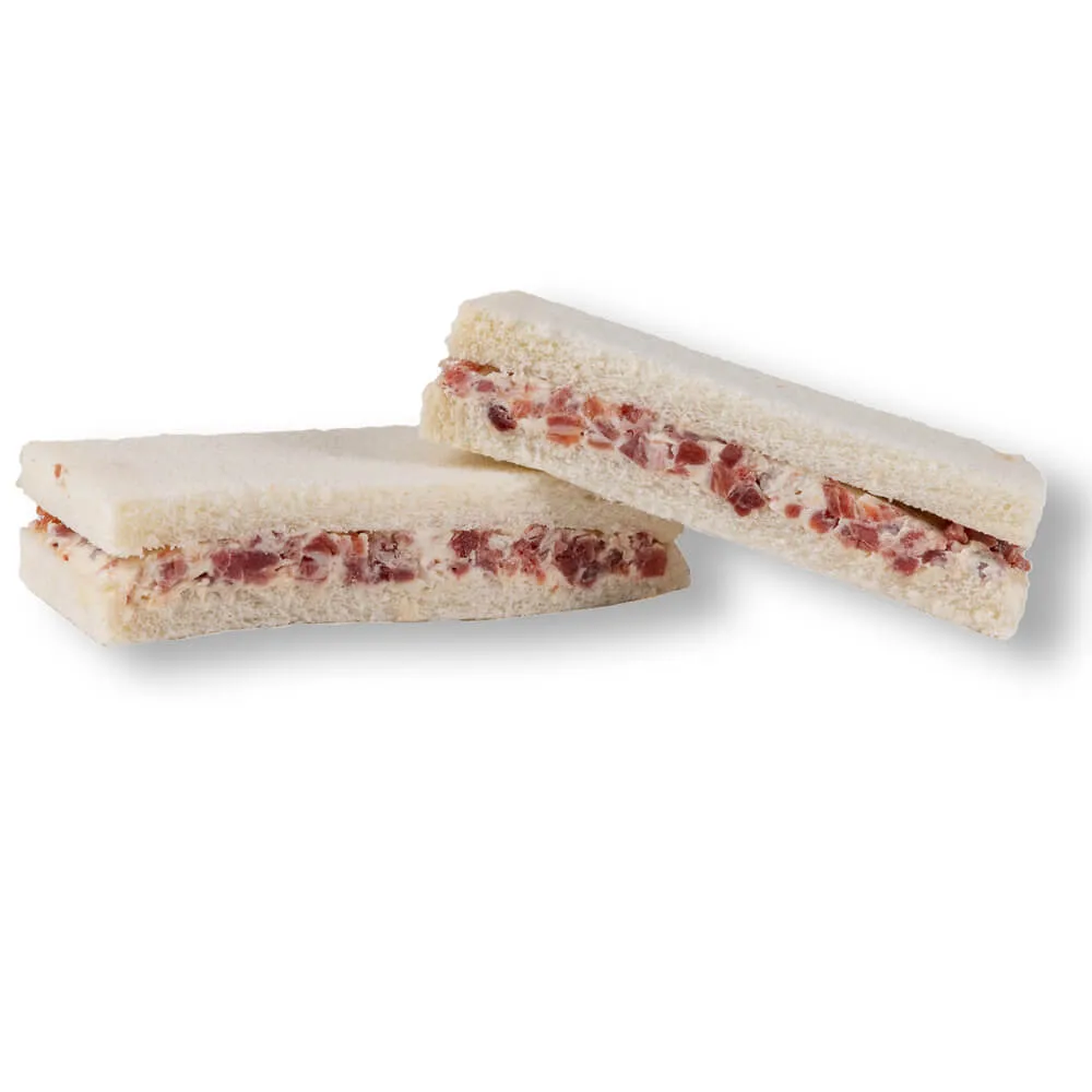 Sándwich de Picadillo de Jamón Ibérico (Pan Blanco)