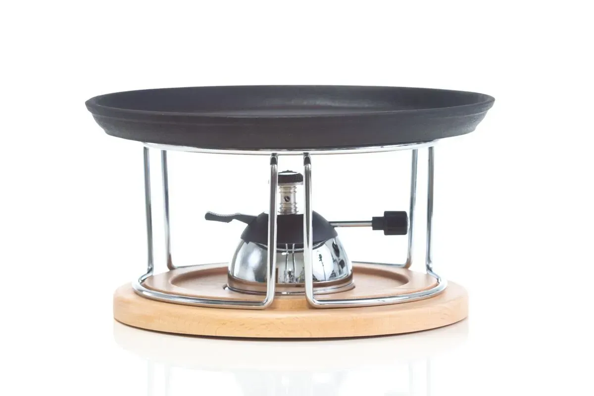 Plato hierro fundido para carne, con quemador de gas – 26cm | R1A188