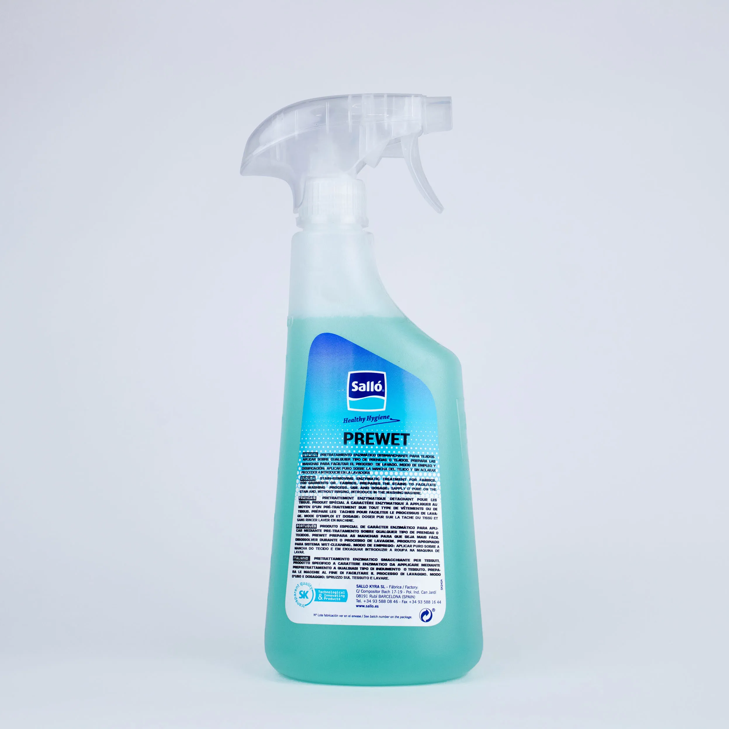 Prewet spray quitamanchas para ropa 750 ml