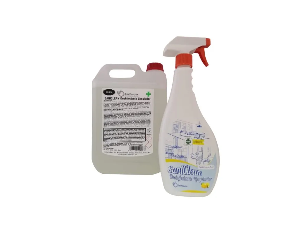 SANICLEAN Desinfectante Limpiador sin lejia