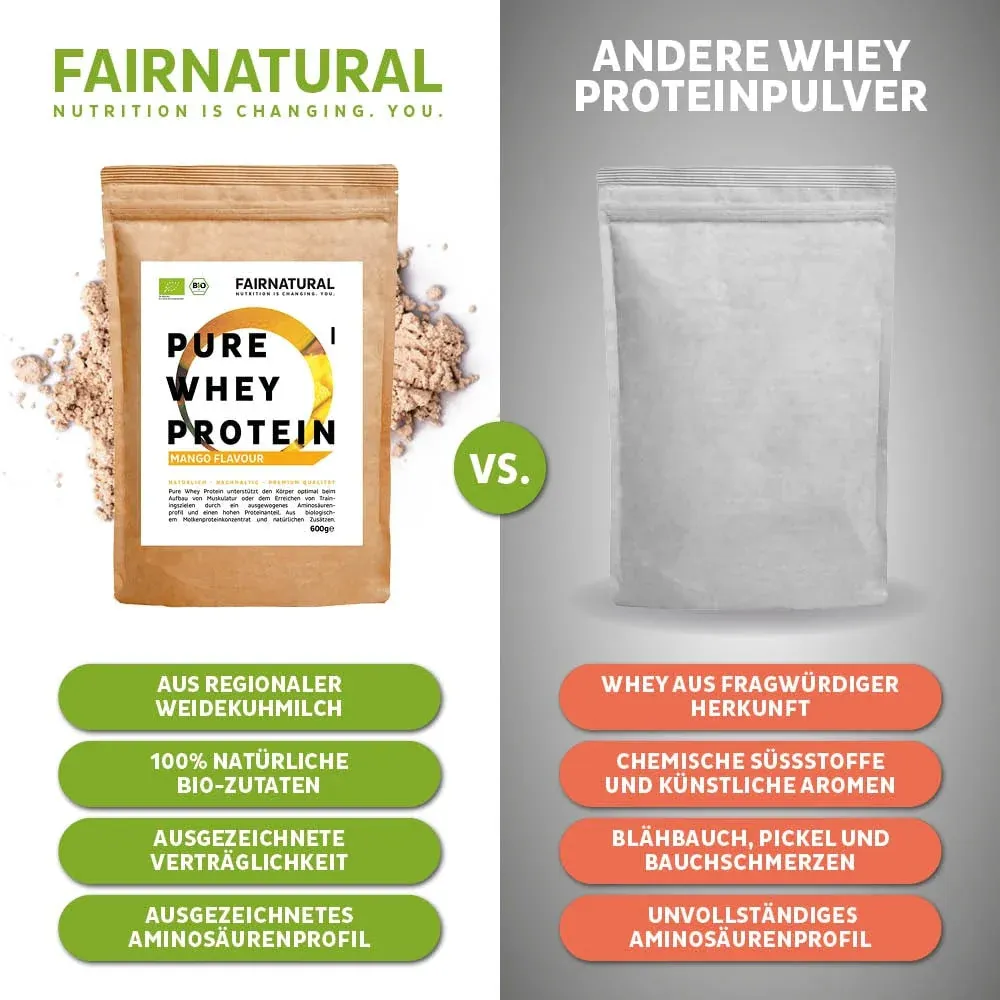 Proteína de suero de leche en polvo orgánica de mango - Imagen 3